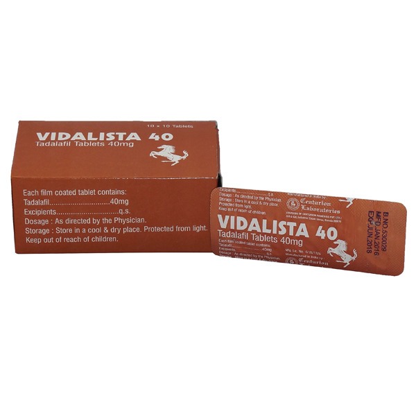 VIDALISTA 40 MG | Vidalista (Tadalafil) Tablet Online in USA