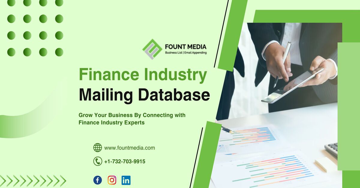 Finance Industry Email List | Financial Industry Email List