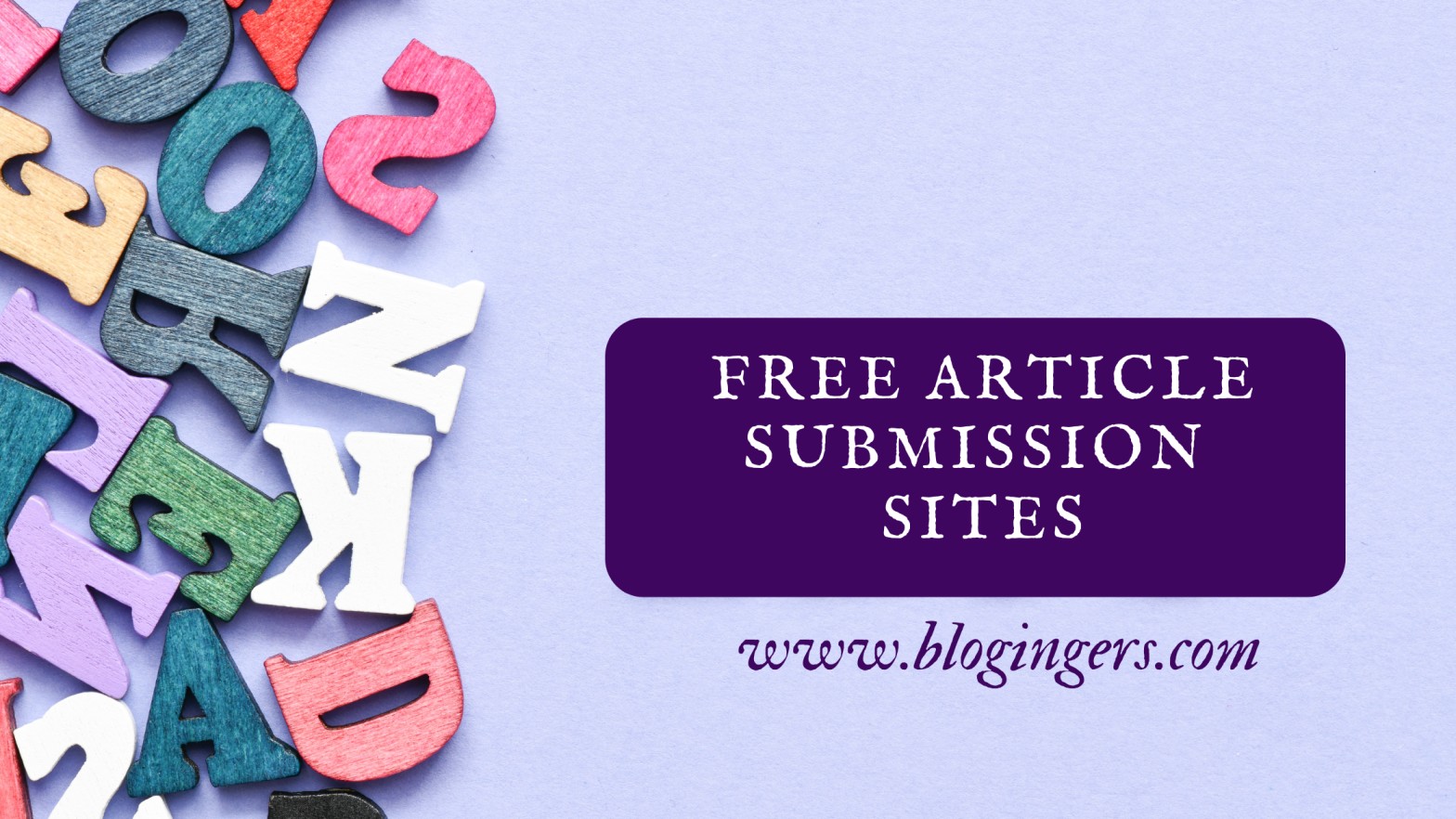 Free 500+ Article Submission Sites List - Blogingers